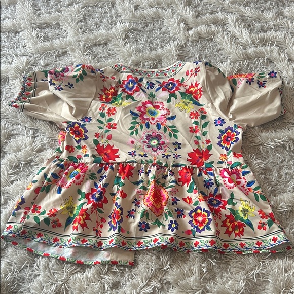 Floral Tie-Front Top - BNWOT - Picture 7 of 7